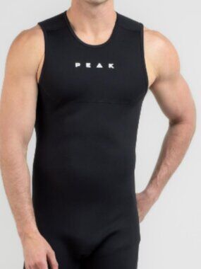 Peak Energy Short John Wetsuit Neoprene Black Size XL
